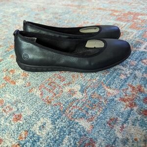 Timberland Women's 6 BRADSTREET ULTRA Ballerina Ballet Black Leather Flats